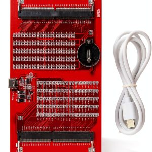 WALFRONT DDR5 DDR4 Memory Tester Red Rectangular PCB 7.87x4.33in-0