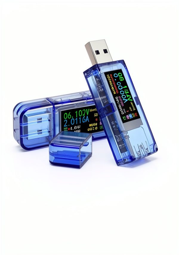 AVHzY USB Multimeter 0.96‑inch IPS LCD, 3C Test & Power‑Off Storage-3