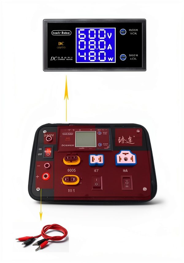 Jieotwice Car LED Portable Tester 80W Digital Voltage Meter-6