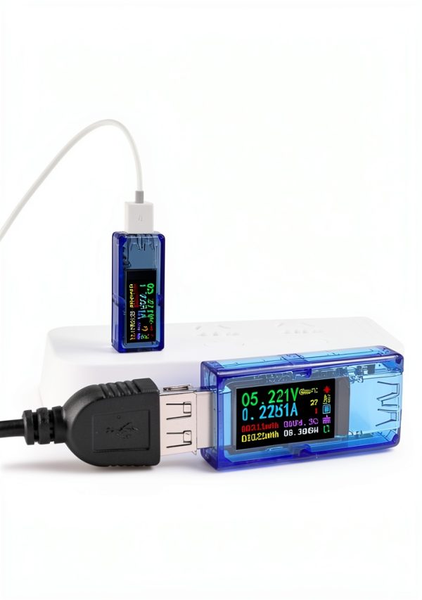 AVHzY USB Multimeter 0.96‑inch IPS LCD, 3C Test & Power‑Off Storage-4