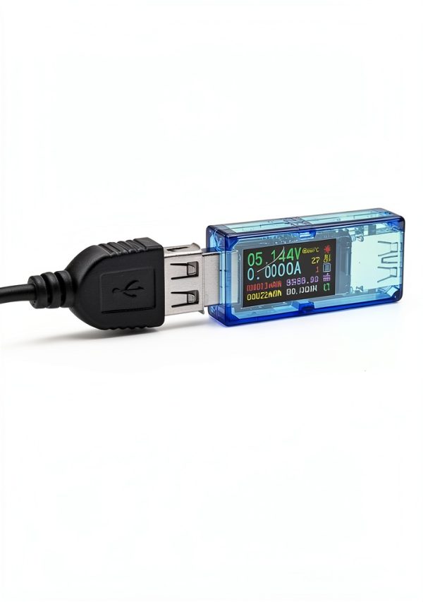 AVHzY USB Multimeter 0.96‑inch IPS LCD, 3C Test & Power‑Off Storage-2