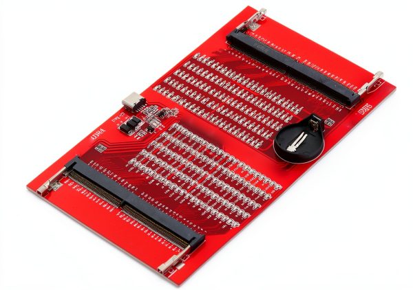 WALFRONT DDR5 DDR4 Memory Tester Red Rectangular PCB 7.87x4.33in-6