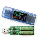 AVHzY USB Multimeter 0.96‑inch IPS LCD, 3C Test & Power‑Off Storage-0